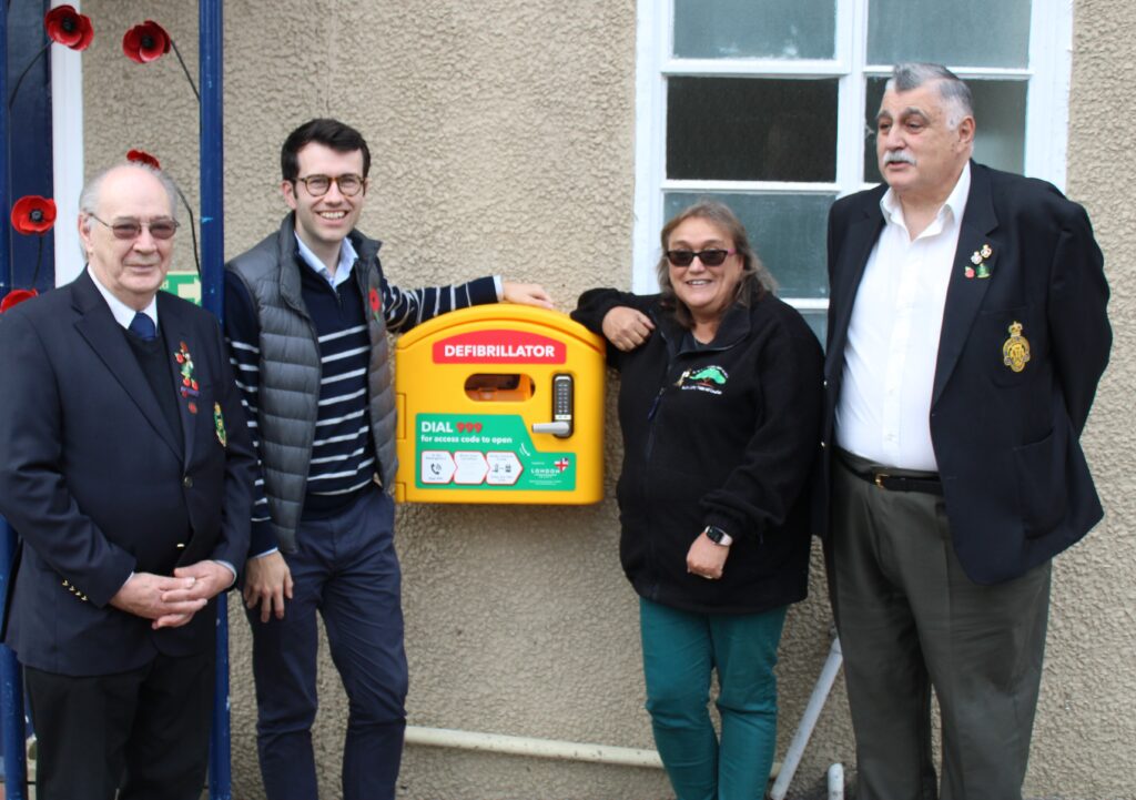 Witham gets its eighth new defibrillator as The Witham Hub’s life-saving network expands