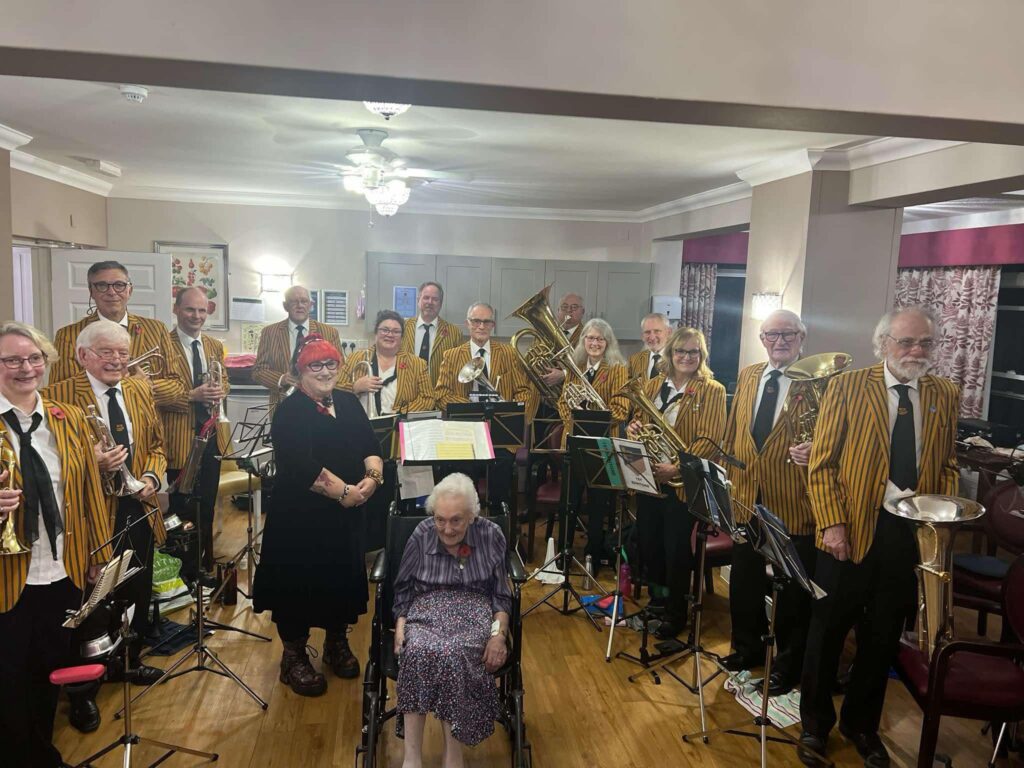 Care Home residents get special wartime concert on Armistice Day